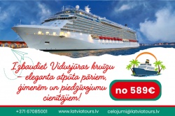Vidusjūras kruīzi–katra diena jaunā ostā! Latvia Tours